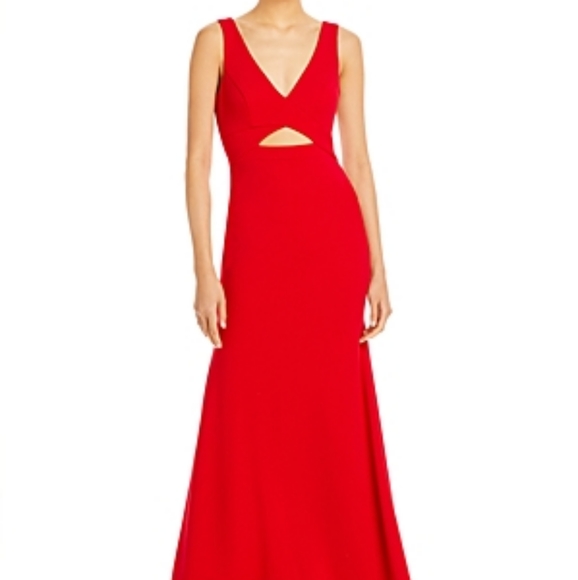 Bloomingdale's Dresses & Skirts - Aqua V-neck Cutout Dress